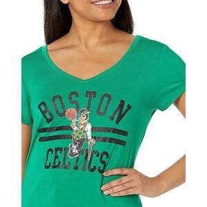 Ultra Game NBA Official Womens green vneck Short Sleeve T-Shirt Boston Celtics M